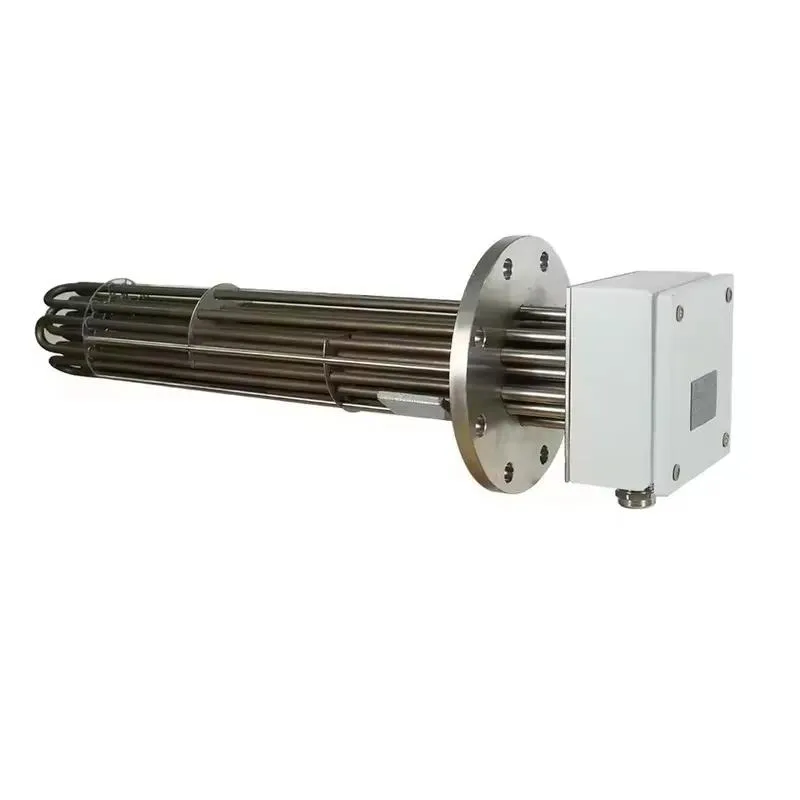 24KW Industrial Flange Immersion Heater 220V Tube Heating Element for Water Oil Tank