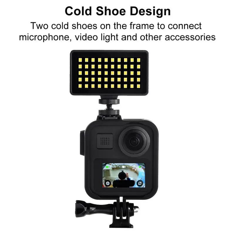 ABAN Frame Case for Go Pro MAX 360 Housing Cover Mount Protective Frame for Go Pro Max Accessories