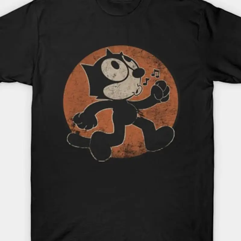 Felix Cat T Shirt 100 Cotton Stylish for All Seasons S 4XL