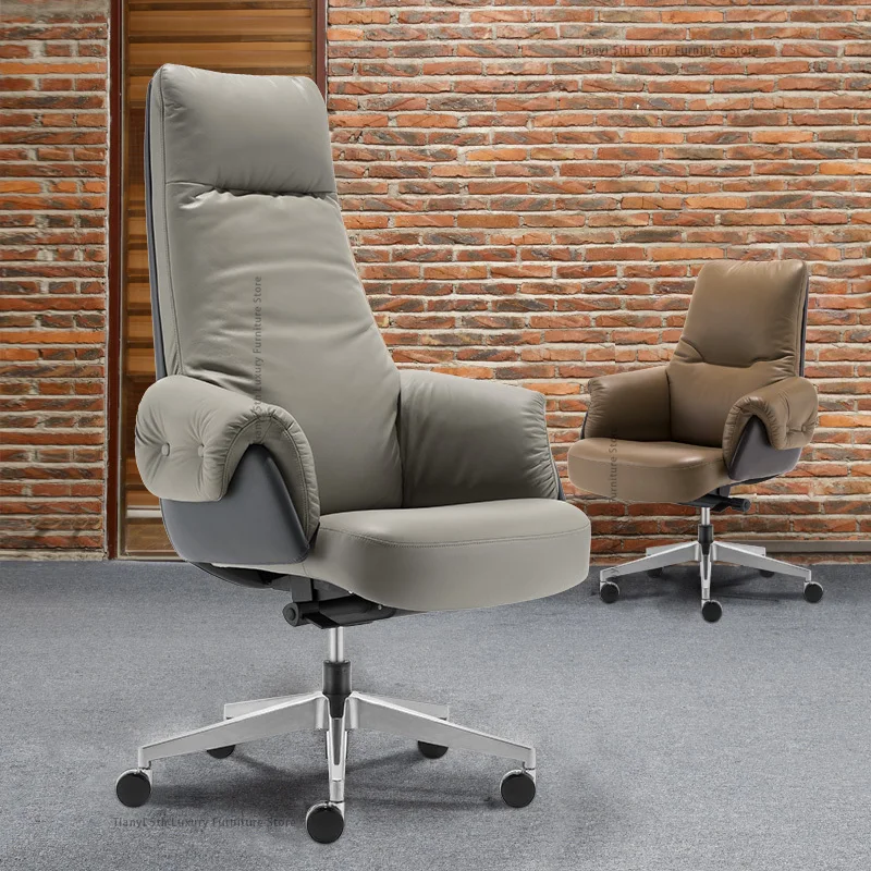 

Nordic Boss Luxury Office Chairs Modern Senior Simplicity Backrest Chairs Comfort Sedentary Salon Furniture Sillas Oficina FYOC