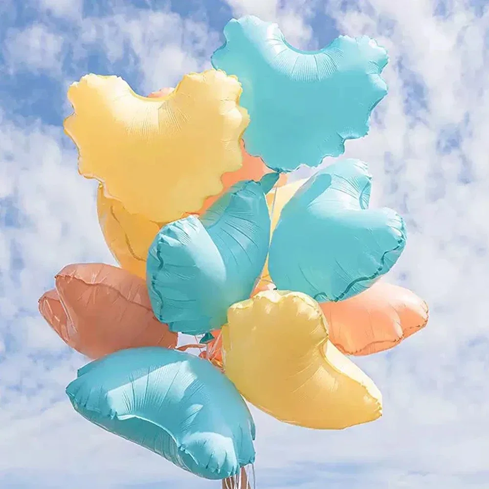 

Wave Heart Aluminum Foil Balloon for Valentine's Day Wedding Birthday Party Scene Background Decor Love Heart Helium Balloons