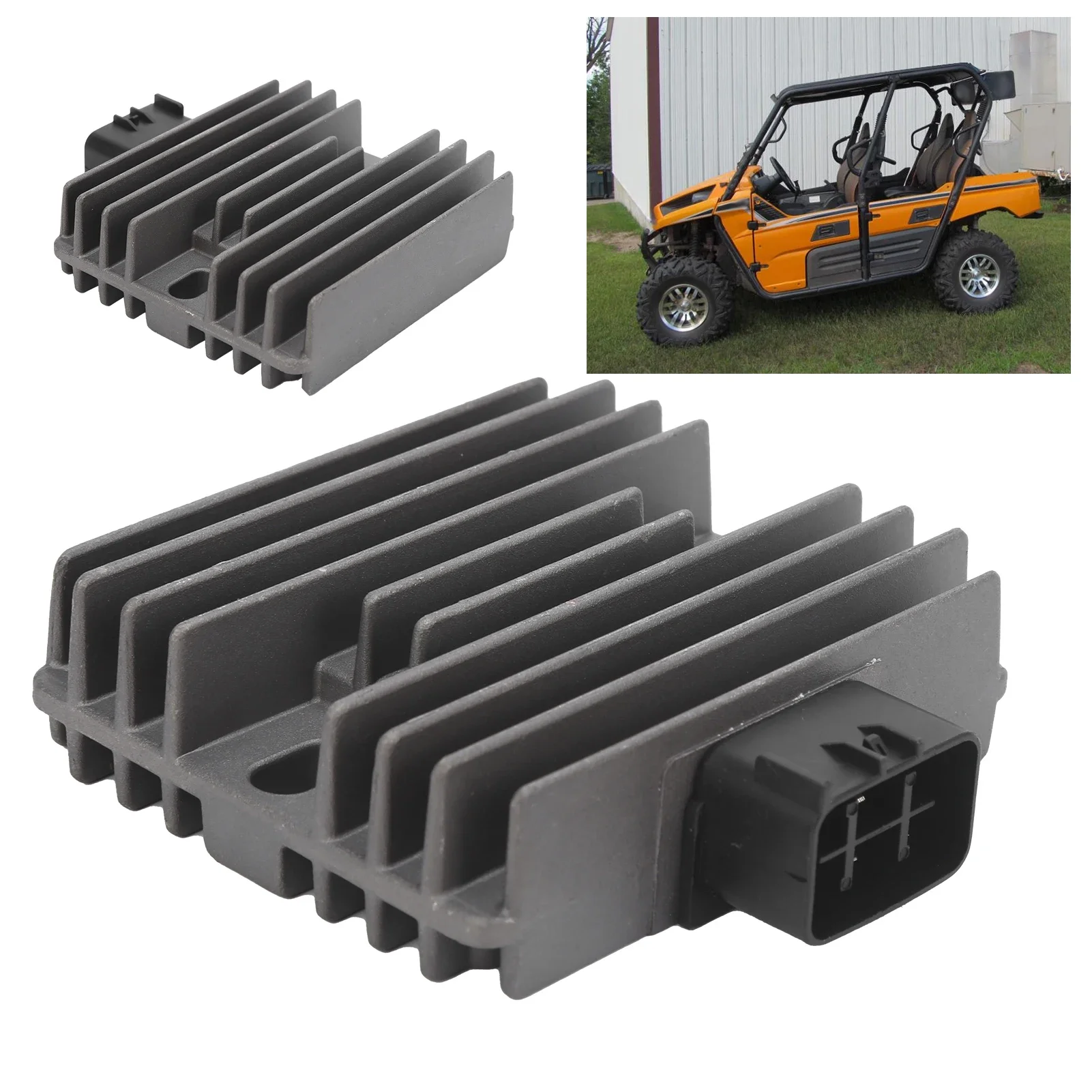 68V-81960-00 Voltage Regulator Rectifier SH678A‑12 SH678‑11 SH678KA Fit for Kawasaki KRF 750 Teryx 4X4 UTV ATV Voltage Regulat