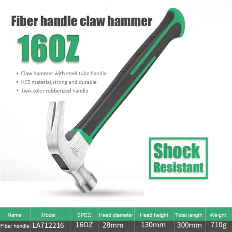 

MOPHE-Small Multifunctional Claw Hammer Nail Hammer Woodworking Hammer Percussion Tool Hammer