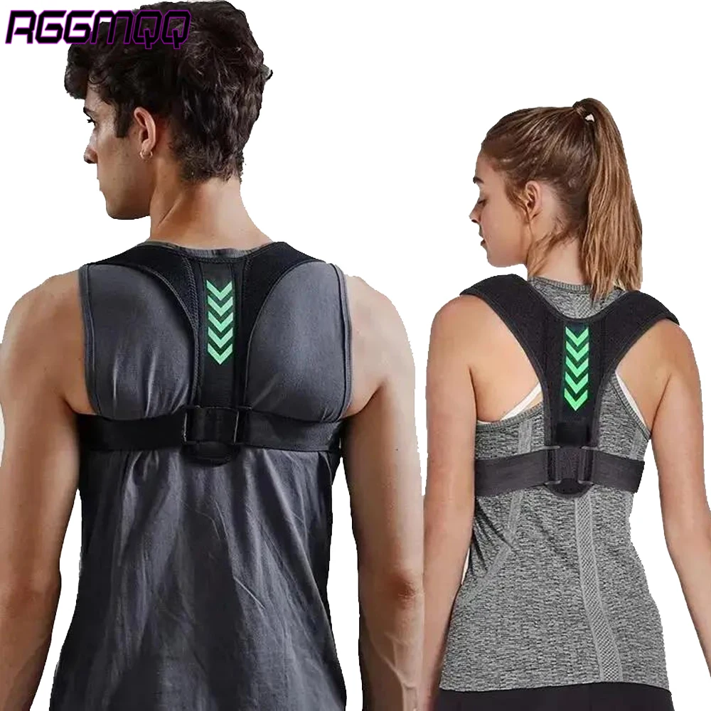 

Posture Corrector Upper Back Brace Neck Shoulder Back Support Brace Pain Belt For Women Men Braces Spine Straightener Breathable