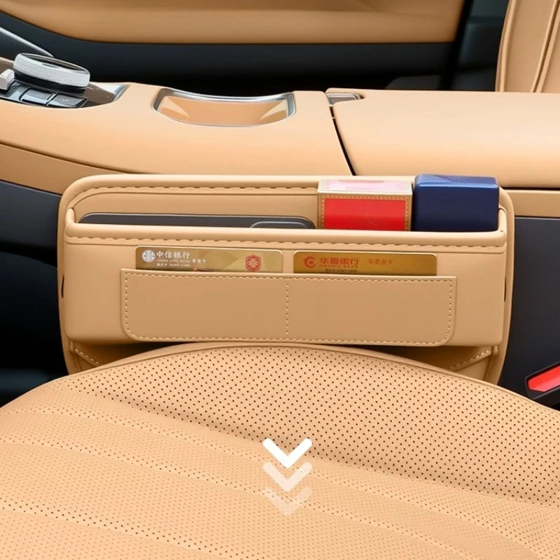 For Geely Galaxy Starship 7 EM-i Car Door Pocket Organizer Drop-In Storage Pouch to Prevent Lost Items Between Seats