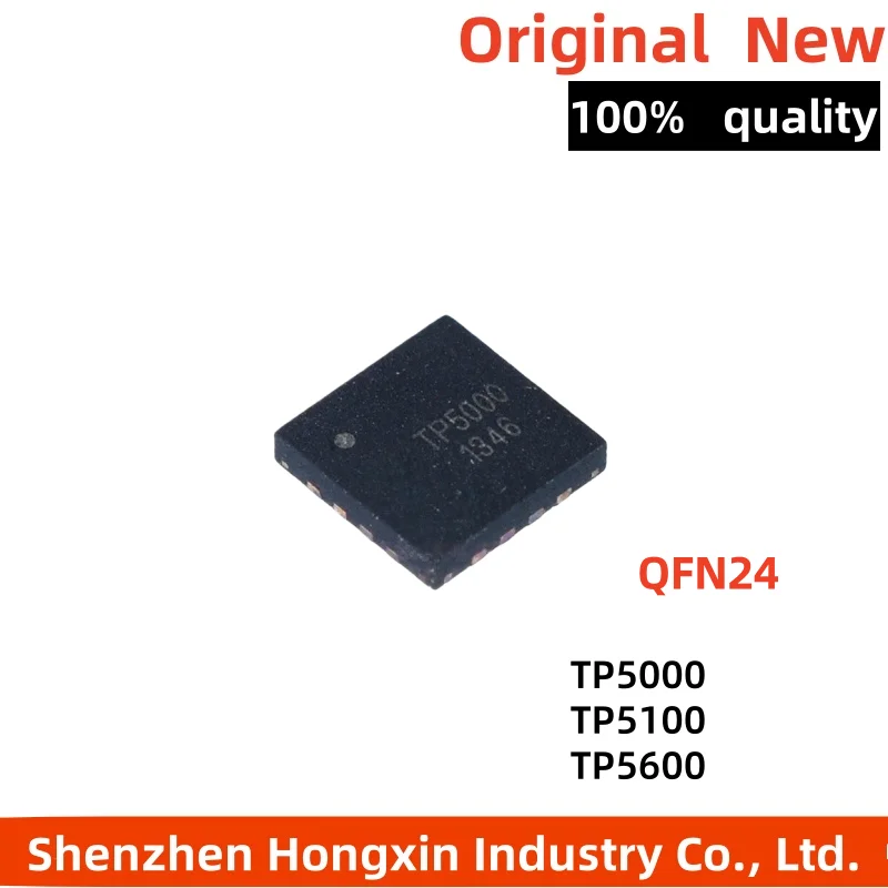 5 pieces of TP5000 TP5100 QFN16 TP5600 QFN24 lithium battery charger chip IC