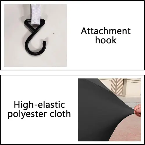 Imagen 2 del producto Cubiertas universales para interiores para motocicleta, cubierta protectora UV para bicicleta, Motor, Scooter, cubierta a prueba de polvo, M-4XL de tela elástica para Motor y bicicletas