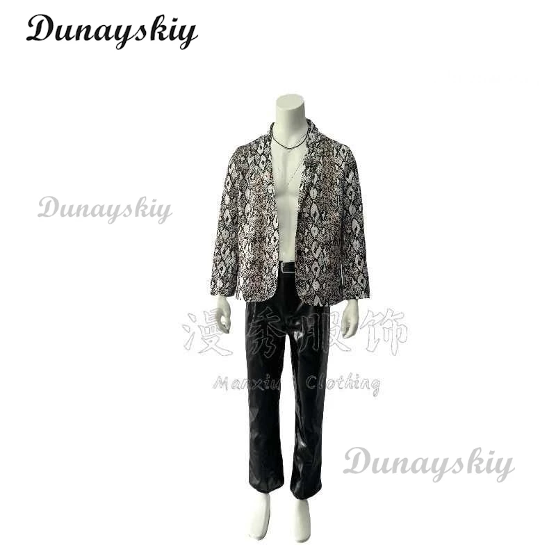 Yakuza Goro Majima Cosplay Kostüm Perücke Anzug Halloween schwarze Schuhe Halloween Karneval Party Rollenspiel Kostüm Requisiten Frauen Männer