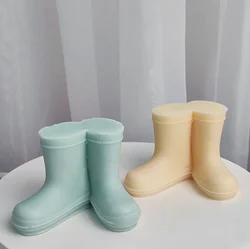 SZ558 장화 신발 향 양초 비누 실리콘 금형, DIY 무스 케이크 베이킹 금형