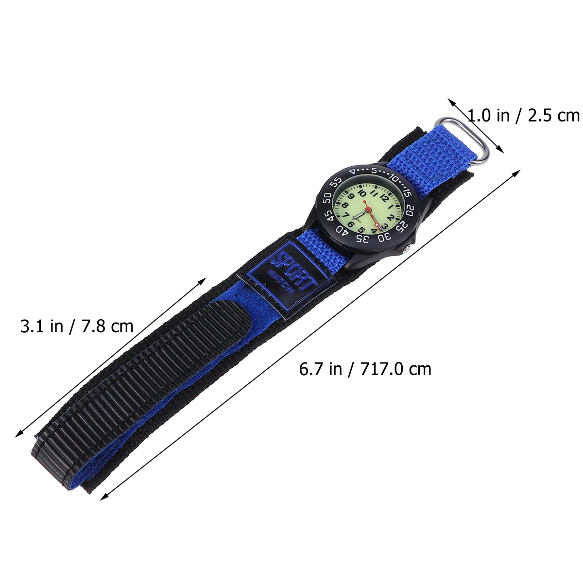 Cute Unisex Kids Waterproof Quartz Watch With Nylon Band Blue Children Watch For Kids Birthday Party Favors Souvenirs