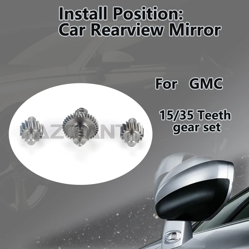

For GMC Yukon XL 1500 2500 Sierra 2003-2006/Sierra 1500 Classic 2007 Car 15/35T gear set of Exterior Folding Mirror R L Motor