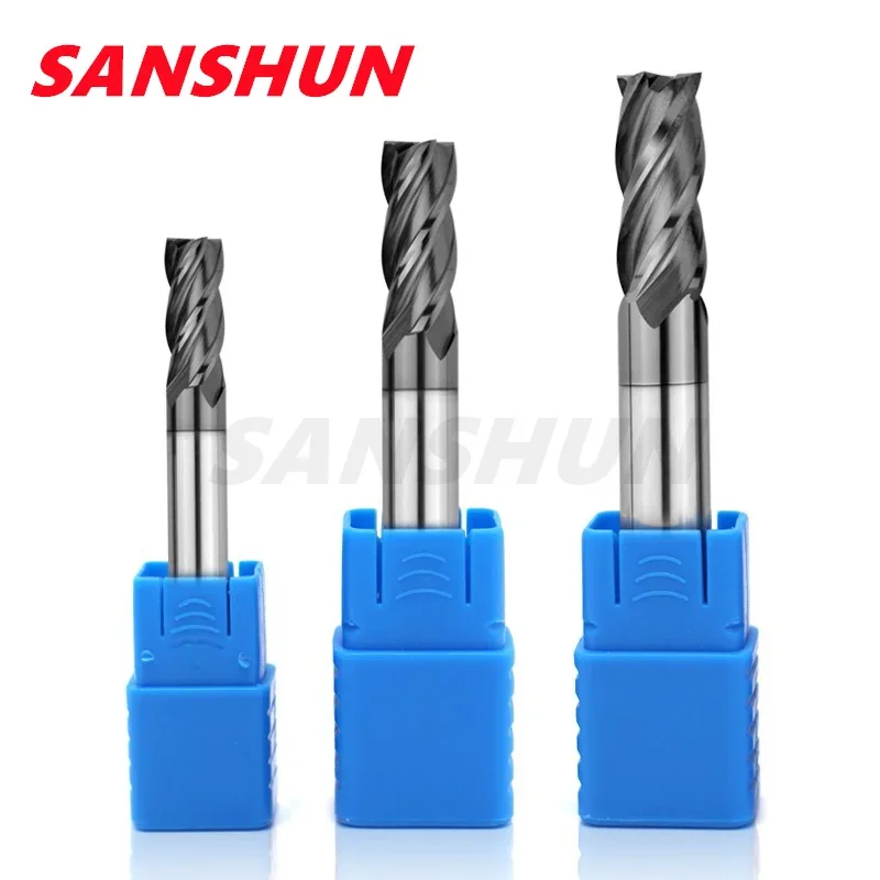 Milling Cutter Hrc50 Endmill Alloy 4 bladesTungsten Steel Cnc Maching Wholesale Top Milling Machine Tools For Steel Woodworking