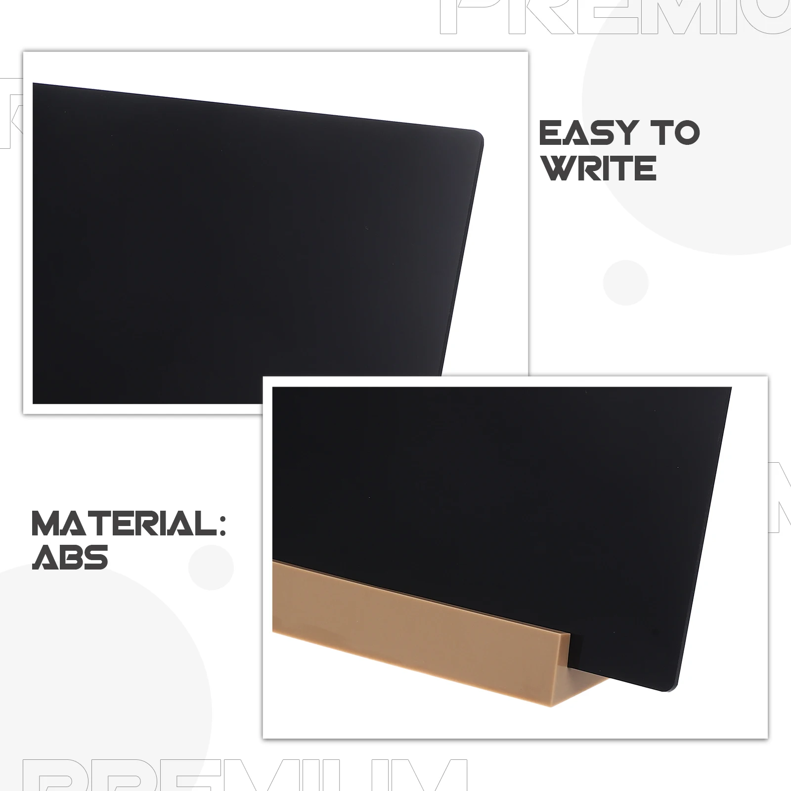 Hand Drawn Small Chalkboard Sign Abs Memo Message Desktop Decor Erasable Writing Surface For Office Home Wedding Party Tabletop