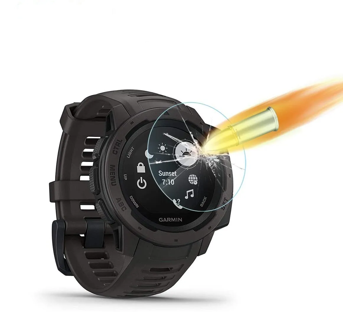 Garmin 본능에 대 한 2Pcs HD 강화 유리 Garmin 본능에 대 한 2 S Smartwatch 화면 보호 필름 시계 9H 유리 액세서리