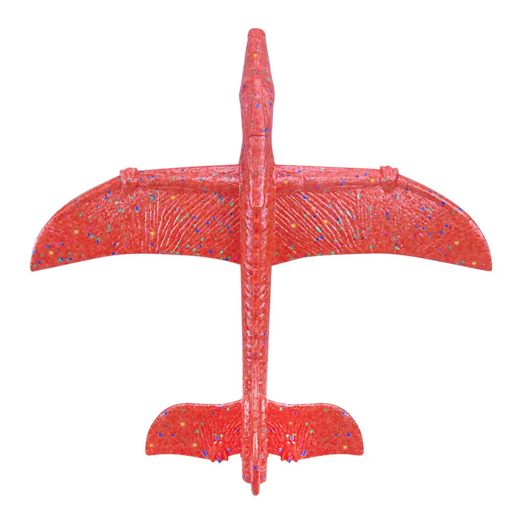 2Pcs Foam Airplane Kids Pterosaur Shape Throwing Flying DIY Outdoor Sports Plane Relieve Stress Enhance Hand Eye Coordination