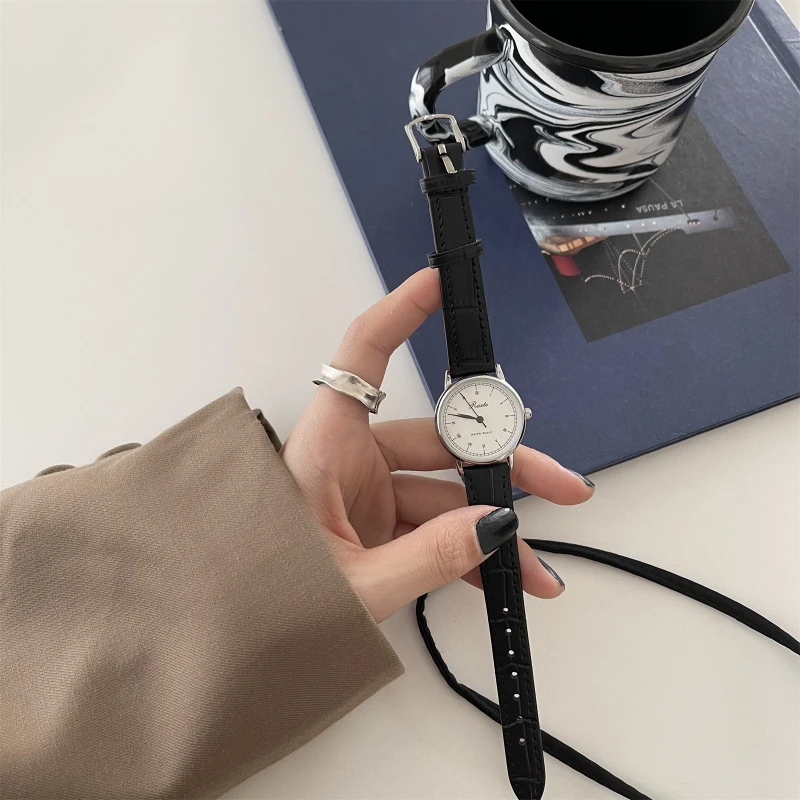 Новые винтажные модные высококачественные нежные и элегантные автоматические часы с маленьким циферблатом, женские кварцевые водонепроницаемые женские часы