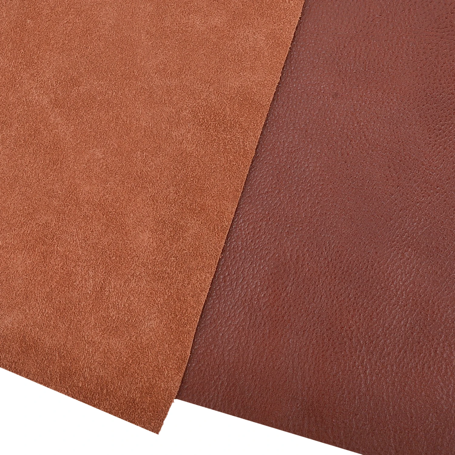 Genuine Cowhide Leather Square 1.5mm Thick Soft Leathercraft Naturally Textured Leather Piece for Handbag, Sewing, Sofa