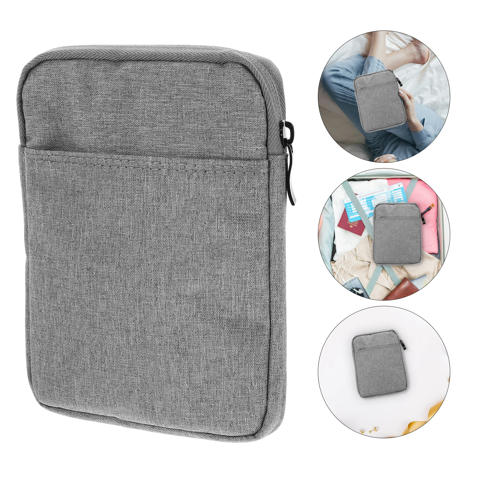 

Ebook Reader Case for 6 Inch Devices Splashproof Portable E-Reader Bag Sturdy Travel Sleeve Protective Cover Made of 300D