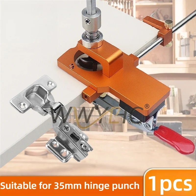 

35MM Hinge Hole Punch Drilling Tool Fit for Wooden Door Cabinet Door Desktop Hinge Installation Woodworking Tool