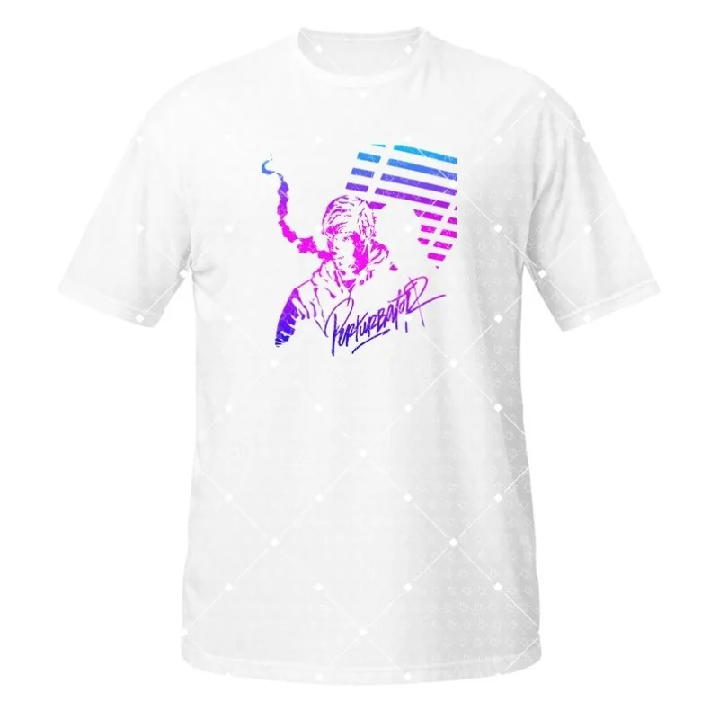 New Heavy Metal Series Band Support Short Sleeve Cotton Casual Fashion T-shirt Comfortable Surrounding T-shirt