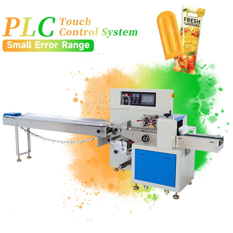 Packaging Machine Pillow Style Sesame Candy Sandwich Automatic Weighing And Filling Food Grade Plastic Film Packaging Machine