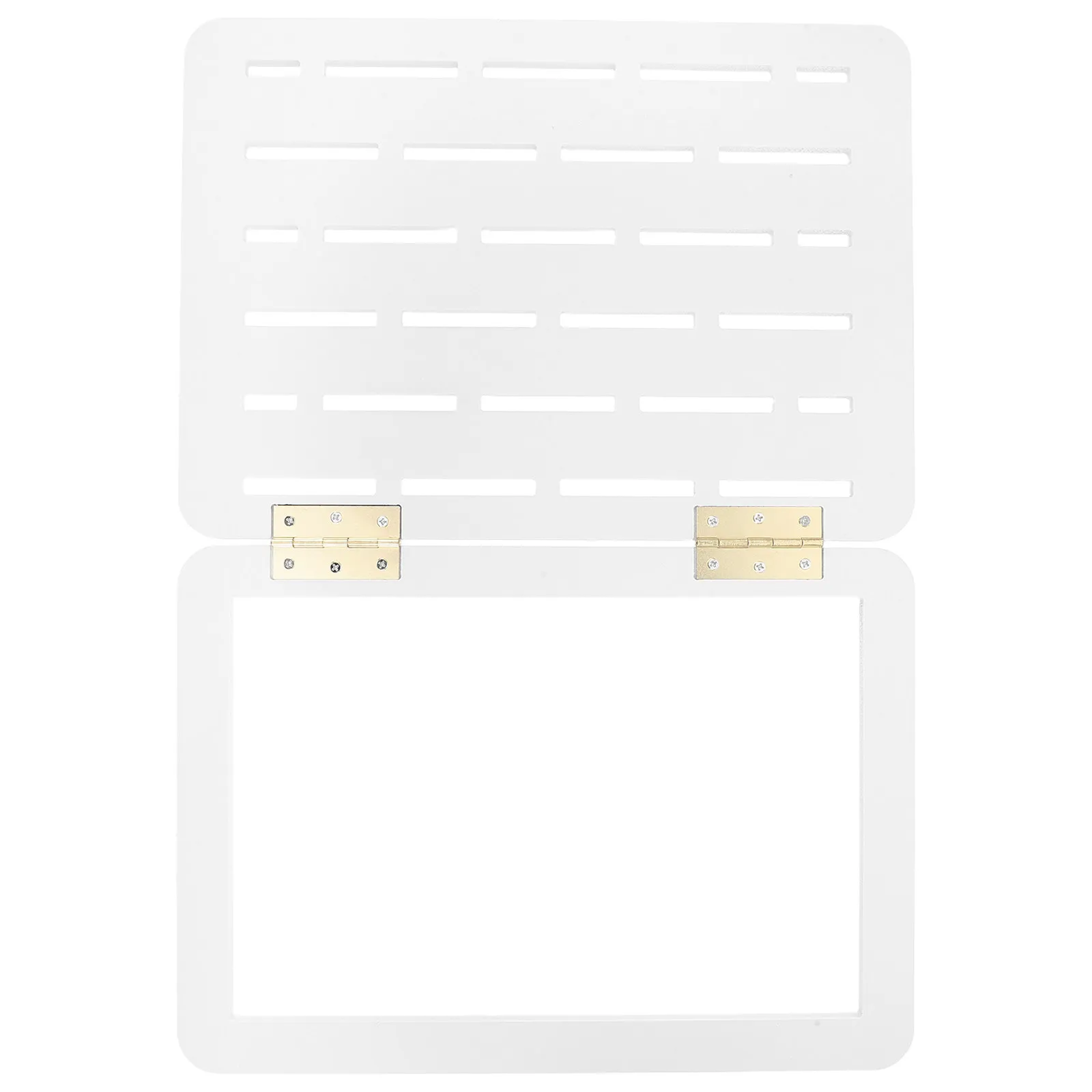 Electric Meter Box Cover Decorative Flip Up Panel 13.8x9.8 Inch No Drill Matte Surface Rounded Edge Conceal Electrical Panel