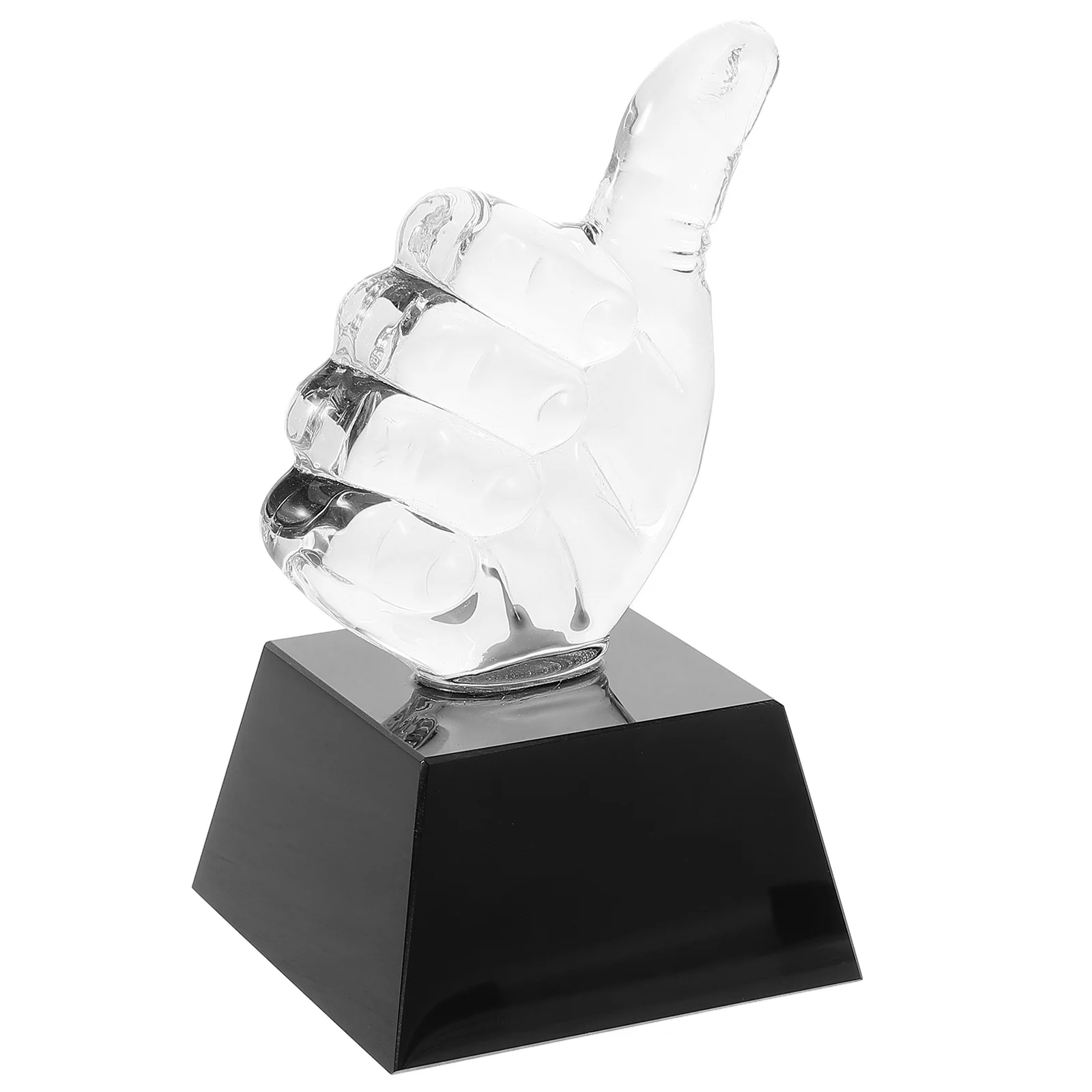 

Crystal Mini Small Thumbs Up Trophy for Children Award Prize School Sports Classroom Competition Thumbs Up Trophy