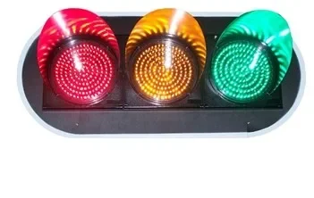 Solar or electric  3 colors pedestrian red yellow green LED traffic warning lights / traffic  light