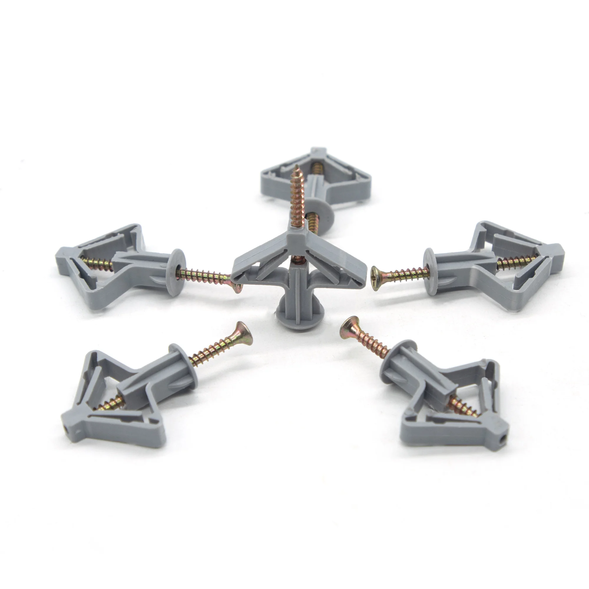 10/50 m3.5 Sets Hollow-Wall Anchors Drywall Anchor Kit With Screws Expansion Tube Pipe Self Drilling With Zinc Plated Screws image 4
