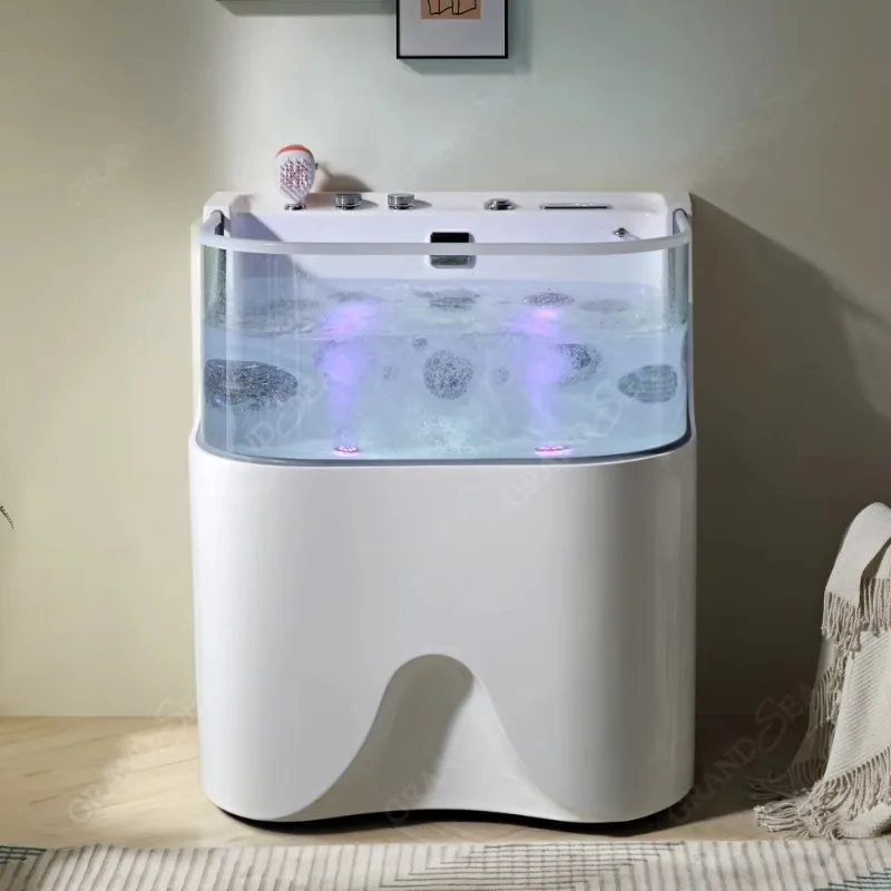 

Dog Grooming Bathtub Pet Bathtub Acrylic Pet SPA Shower Large Dog Grooming Bathtub