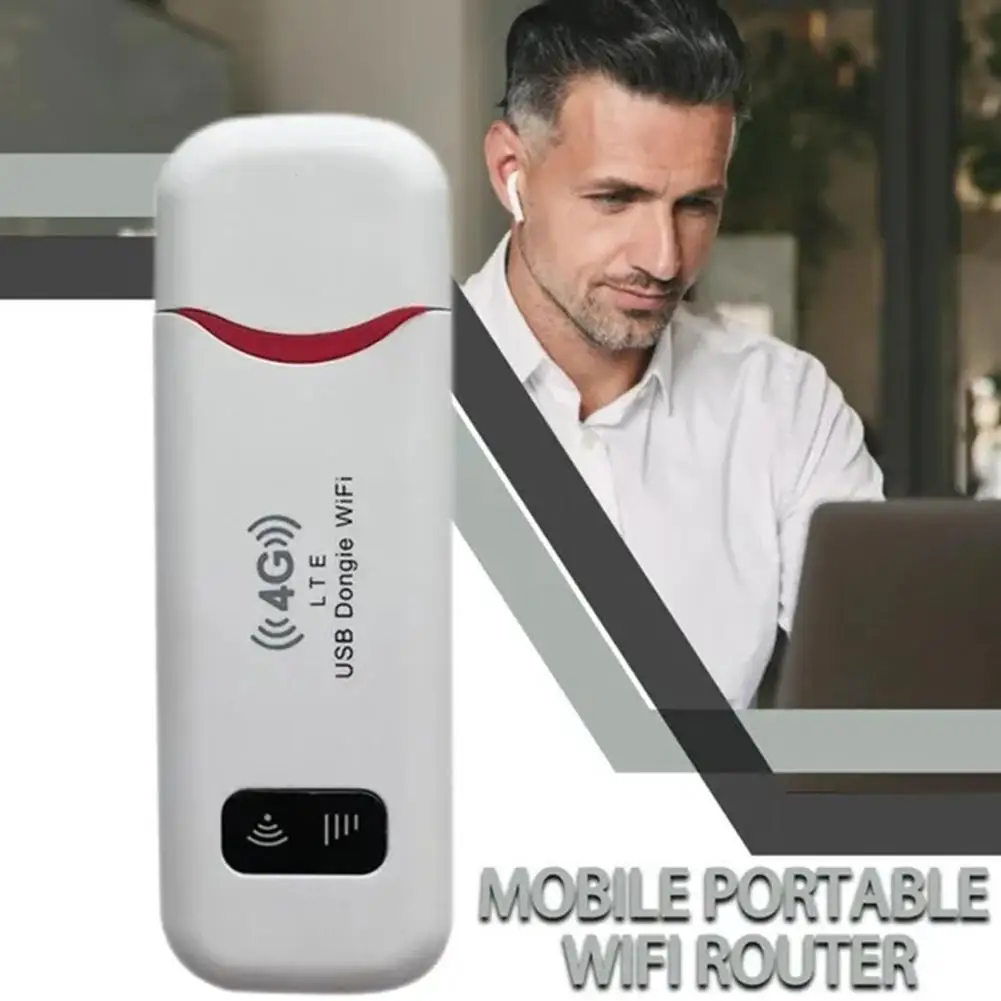 

4G LTE Wireless Portable WiFi Router with SIM Card Slot 150Mbps Wireless Modem Outdoor Mobile Hotspot Stable Connection