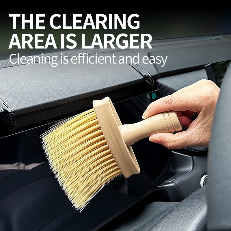 Car Wash Brush Dust Remover Car Air Conditioner Outlet Dust Removal Brush Soft Bristles Brushes for Car Cleaning Tools