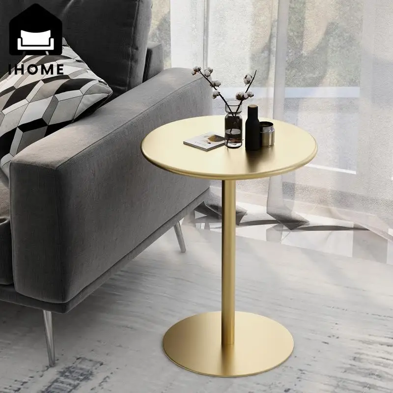 IHOME Bedside Table Small Round Table Nordic Small Coffee Table Simple Modern Mini Bedroom Living Room Sofa Corner Several  New