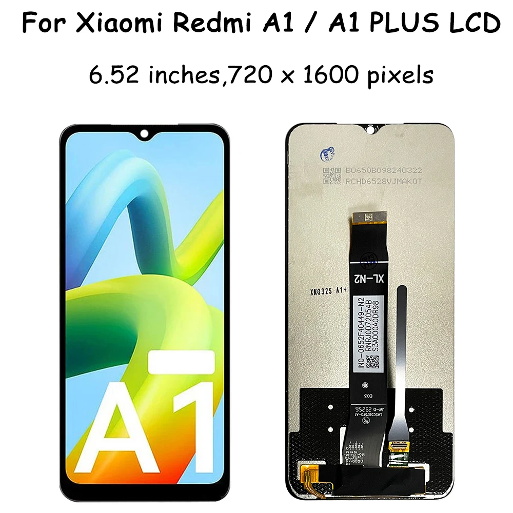 Pantalla de 6,52 pulgadas para Xiaomi Redmi A1 Plus pantalla LCD MONTAJE DE digitalizador con pantalla táctil para Redmi A1 A1+ 220733 SI SI 220733