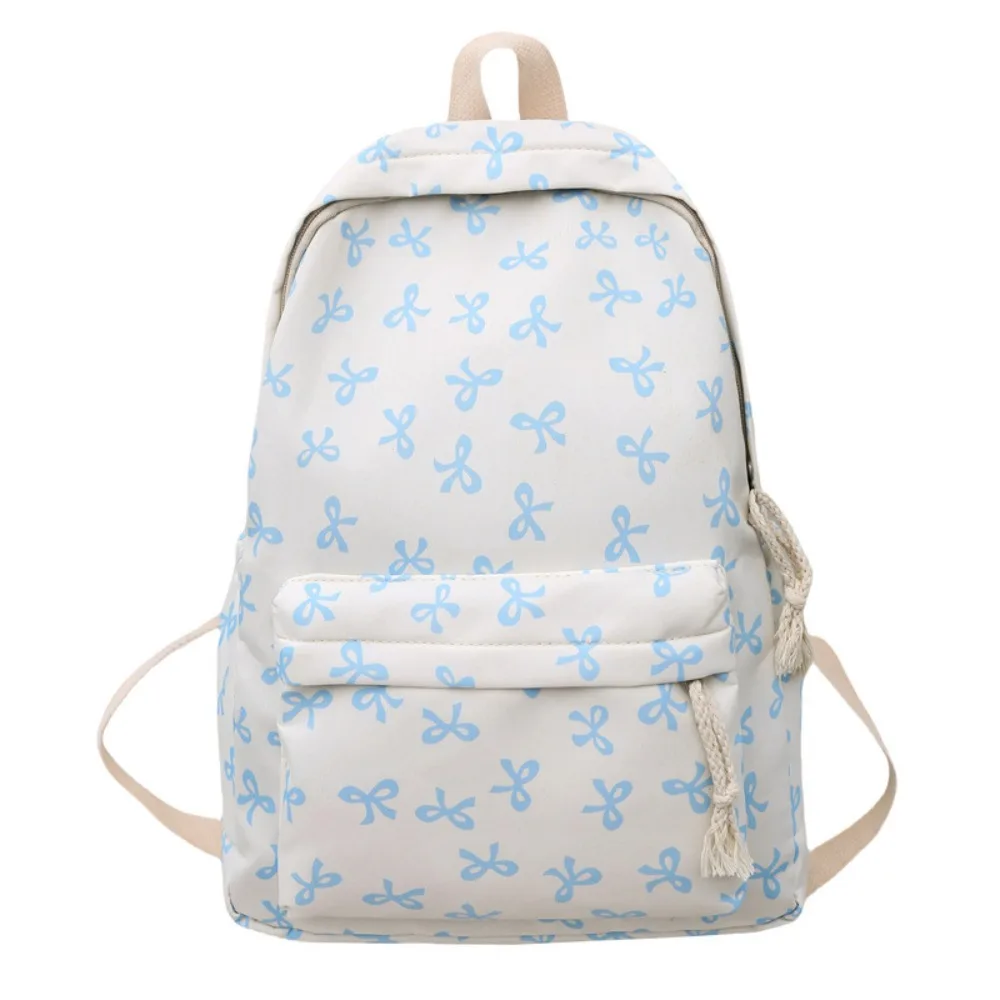 

Nylon Bow Backpack Lightweight Japanese Style Students School Bag Large Capacity Storage Bag Teenagers Shoulder Bag Ladies/Girls