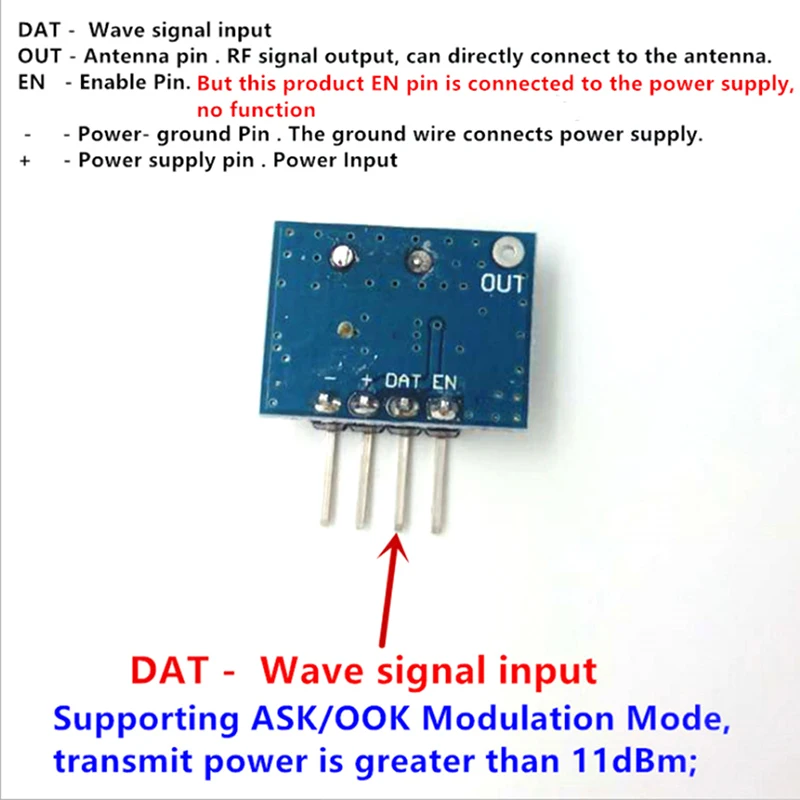 Superheterodyne e módulo transmissor para Arduino Uno, receptor RF, módulo sem fio, kit DIY, controle remoto, 433 MHz, 1pc