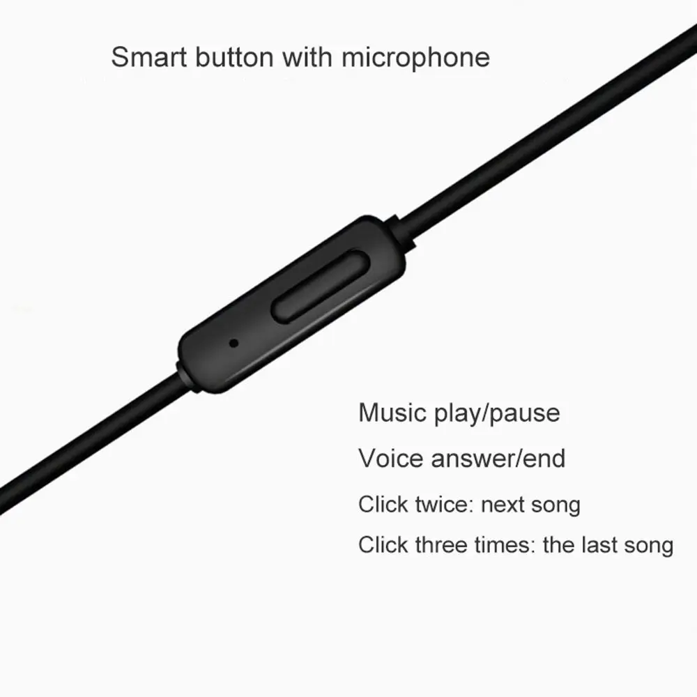 1.2m Car Speaker Line Volume Control Audio Cable Aux Cord 3.5mm Jack with Mic