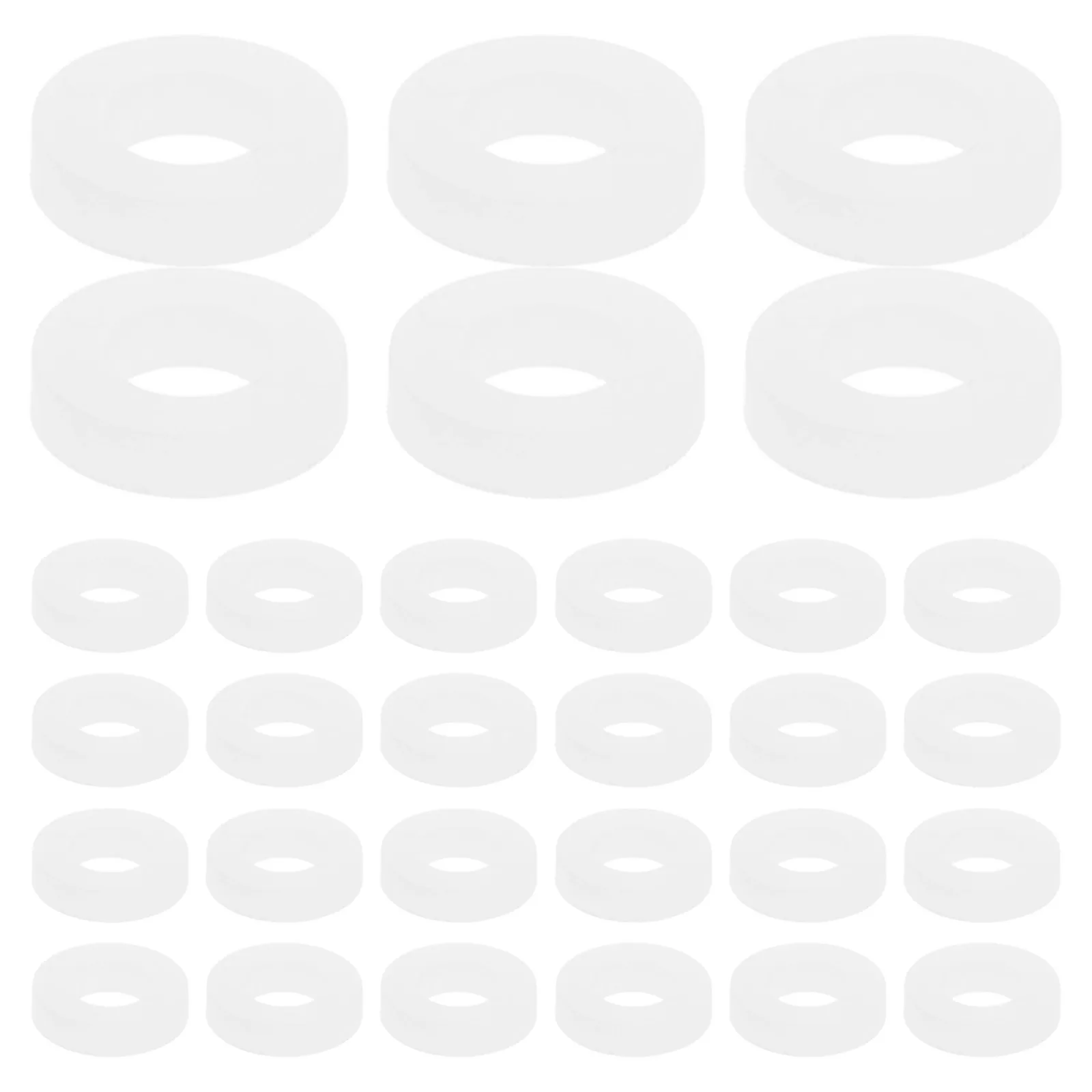 

100pcs Set Snare Pads Plastic Washers Replacement Gasket Set For Snare Drum Parts Soundproof Drum Accessories Instrument Plastic