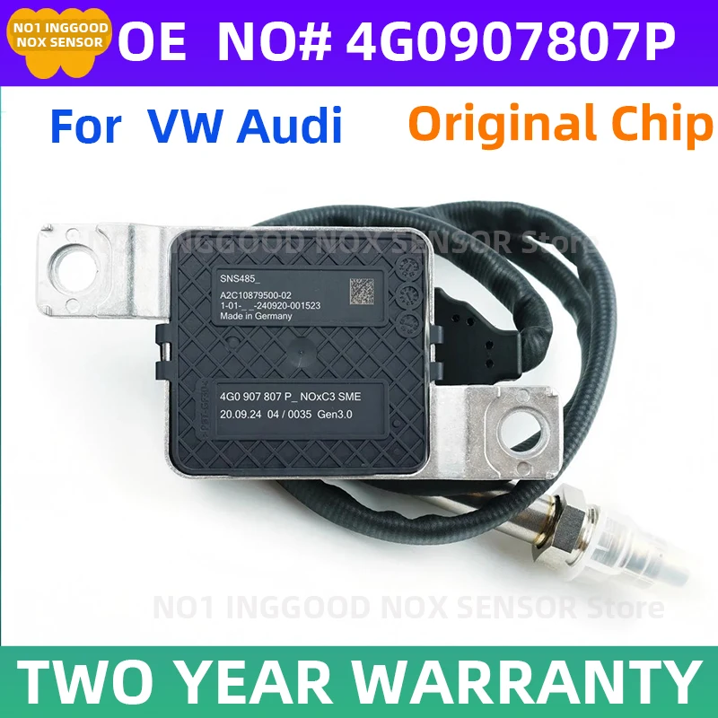 

4G0907807P Оригинальный новый датчик оксида азота (NOx) для VW Audi A6 A7 Quattro 3.0 TDI 2012-2016