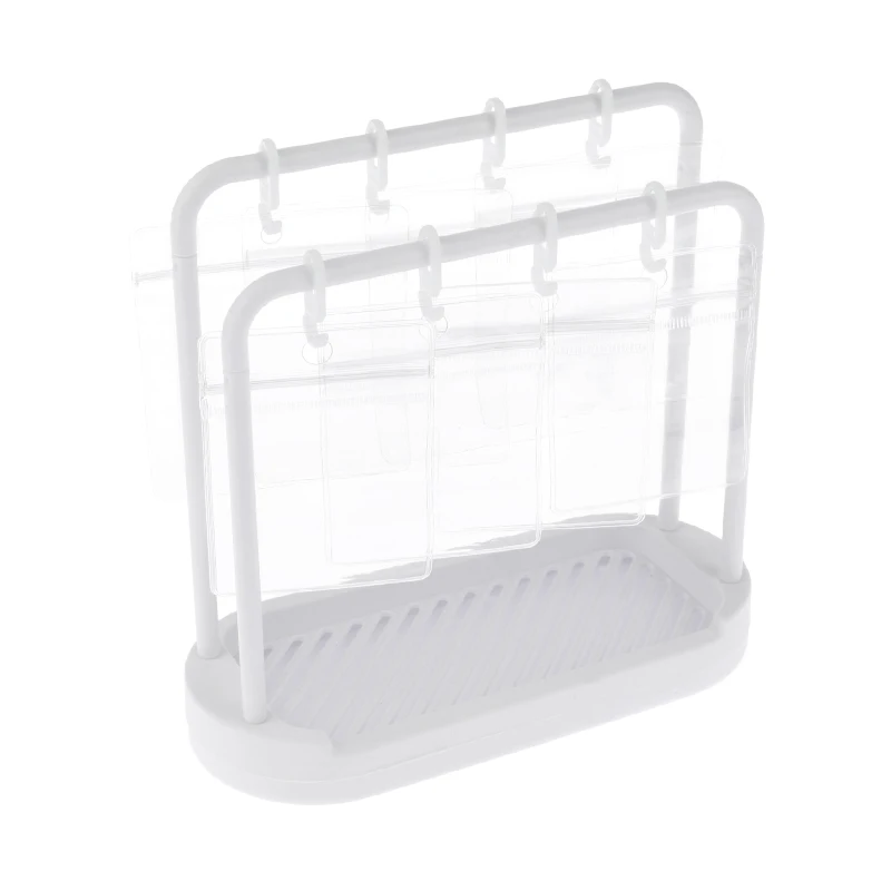 

Подвесная подставка для бейджа, полка для дисплея, настольный бейдж, защитный чехол, периферийная подставка, коробка для хранения карт, простота, ювелирное украшение