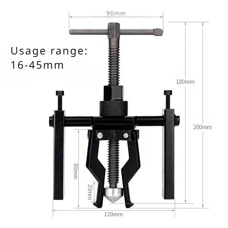 Car Outer/inner Bearing Puller Outer Bearing Gear Three Claw Two Claw Extractor Car Repair Kit Separation Bearing Device Tools