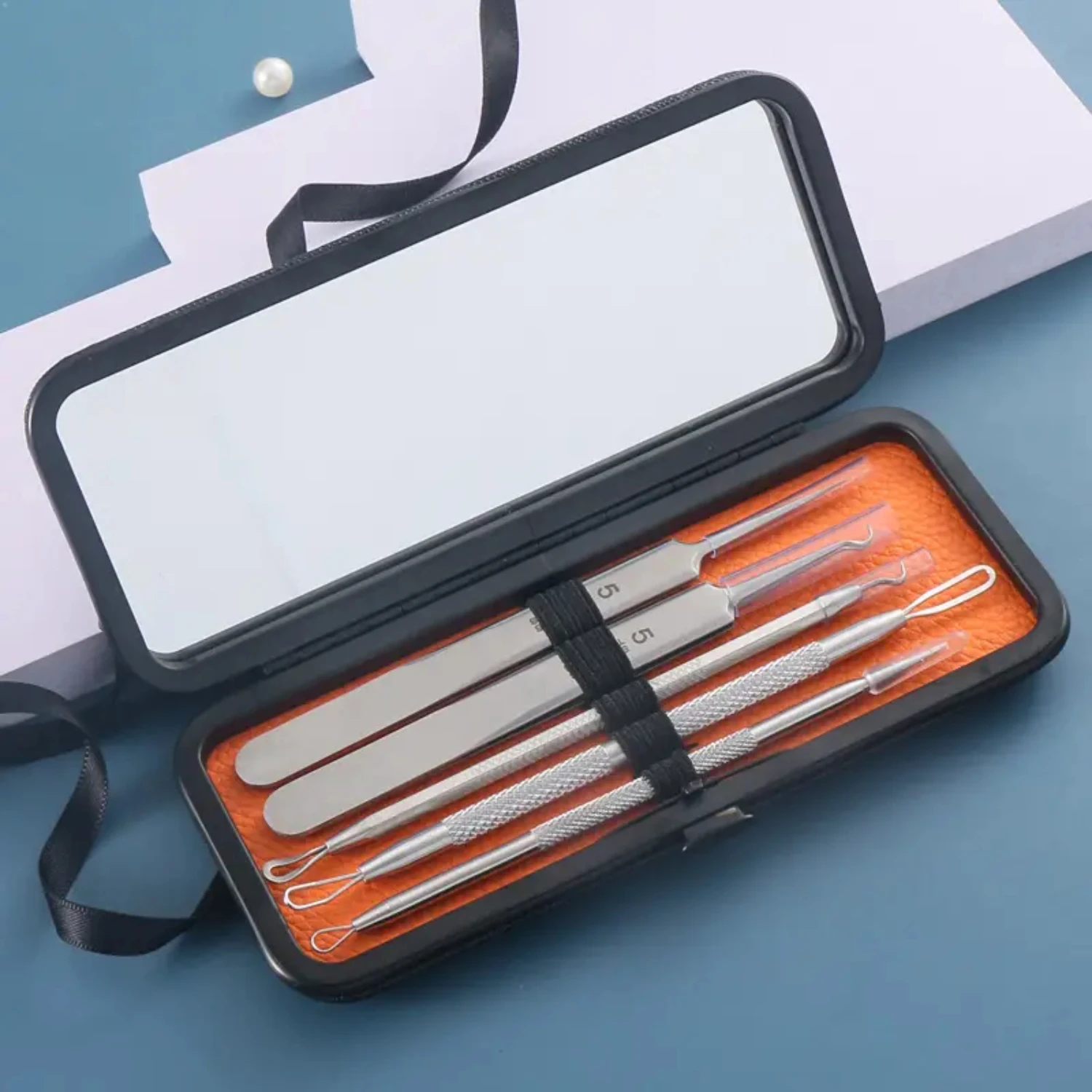 Blackhead Clip Tweezers Skin Care Tool - No. 5 Acne Needle Beauty Salon