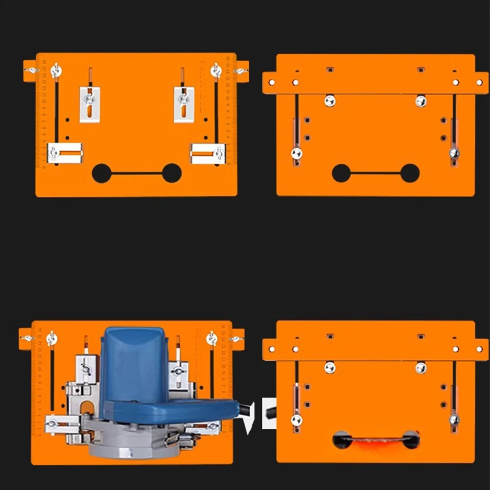 Circular Saw Guide Bakelite Tool Base Plate For Cutting Machines Electric Saw Guidance Rail Multi-angle Woodworking Accessories