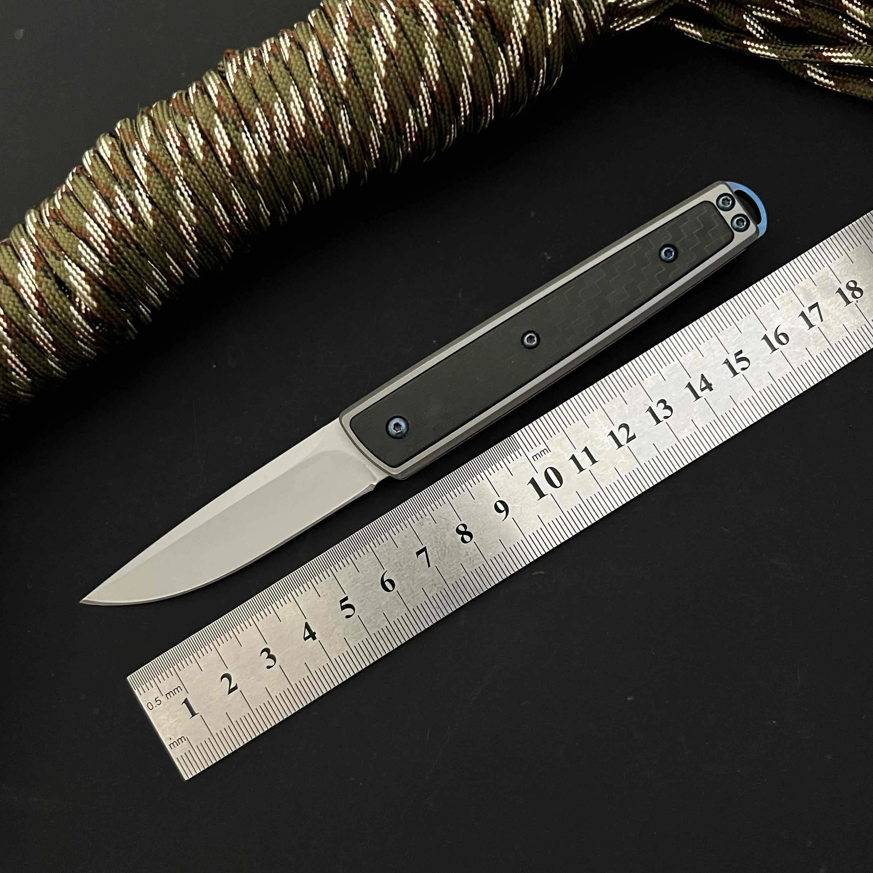 

Новинка 77190, уличный EDC нож для альпинизма и рыбалки, кемпинга, портативный складной нож без замка для пилинга фруктов 8CR