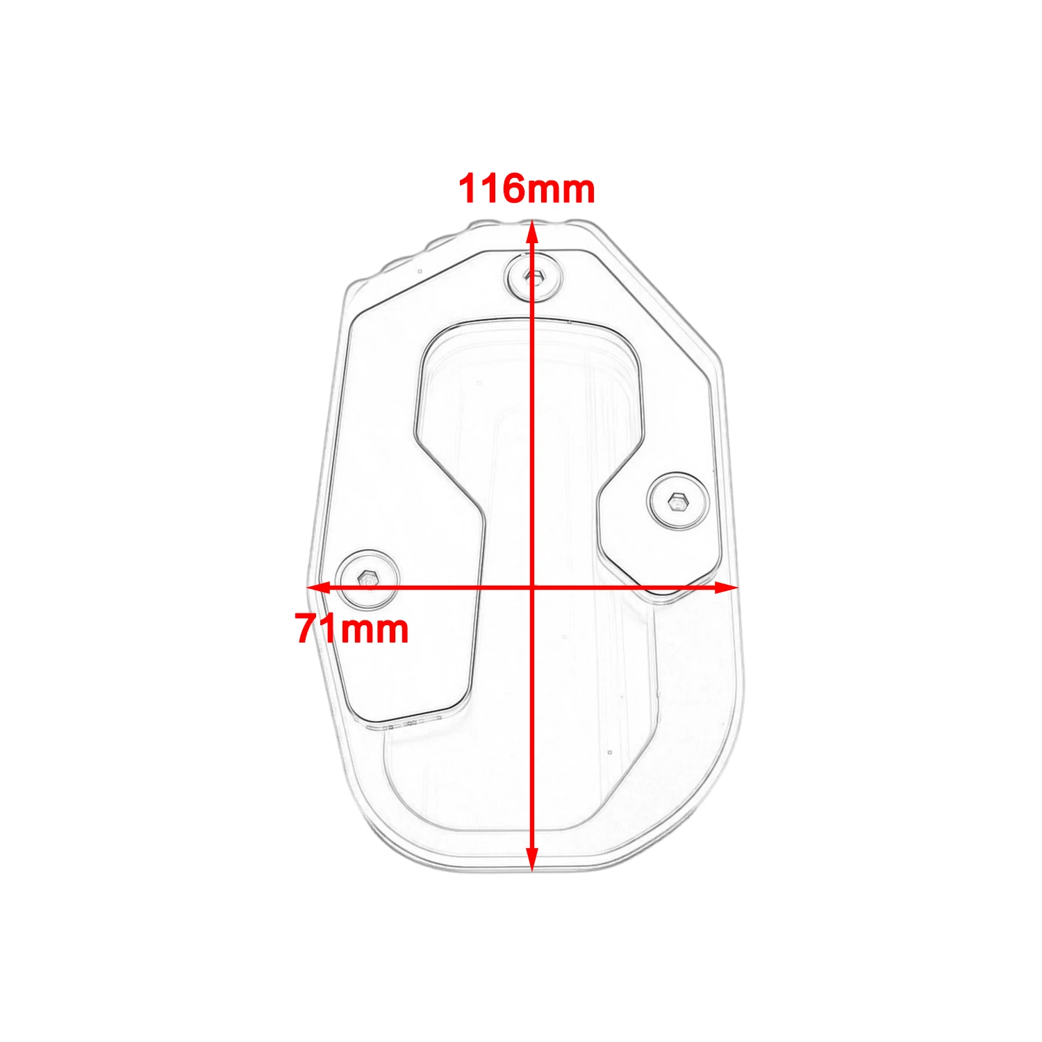 

Motorcycle Kickstand Foot Side Stand Extension Pad Support Enlarge Plate For Harley PAN AMERICA 1250 1250S CNC 2021 2022 2023