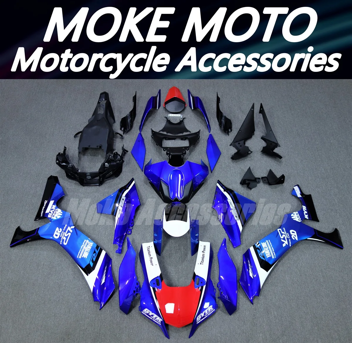 Motorcycle Fairings Kit Fit For Yzf R1M R1 2020 2021 2022 2023 Bodywork Set Abs Injection Blue Red