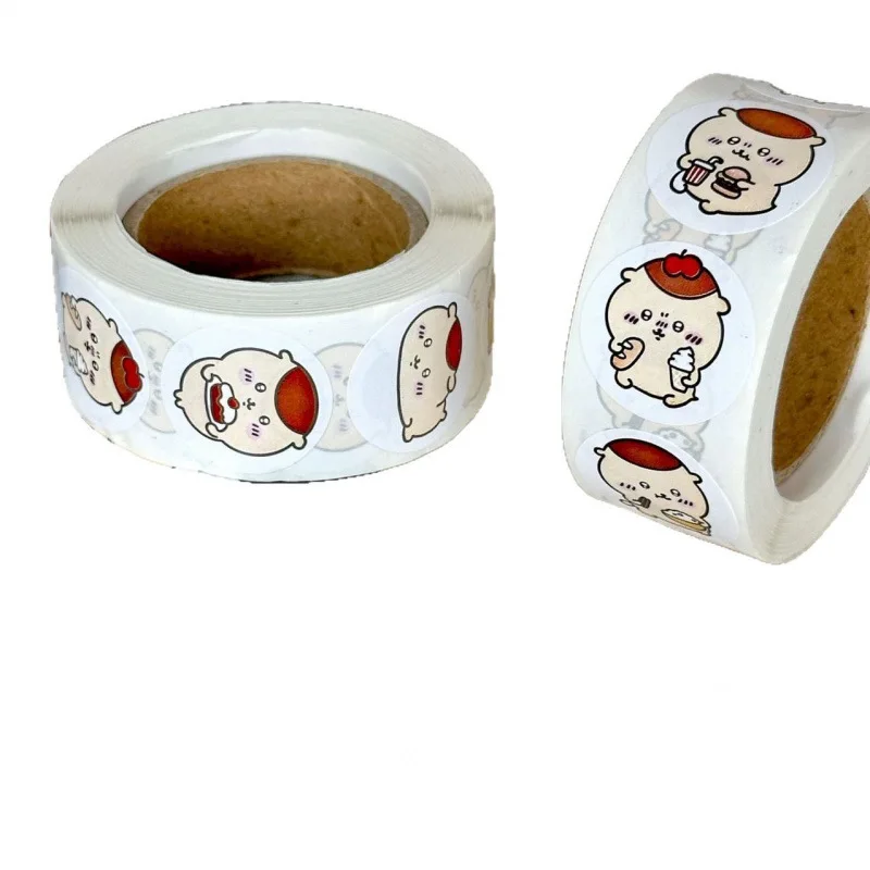 Chiikawa Chestnut Bun Roll Stickers Ins Style Journal Sealing Tape, Popular Student Stationery Decor - view 5