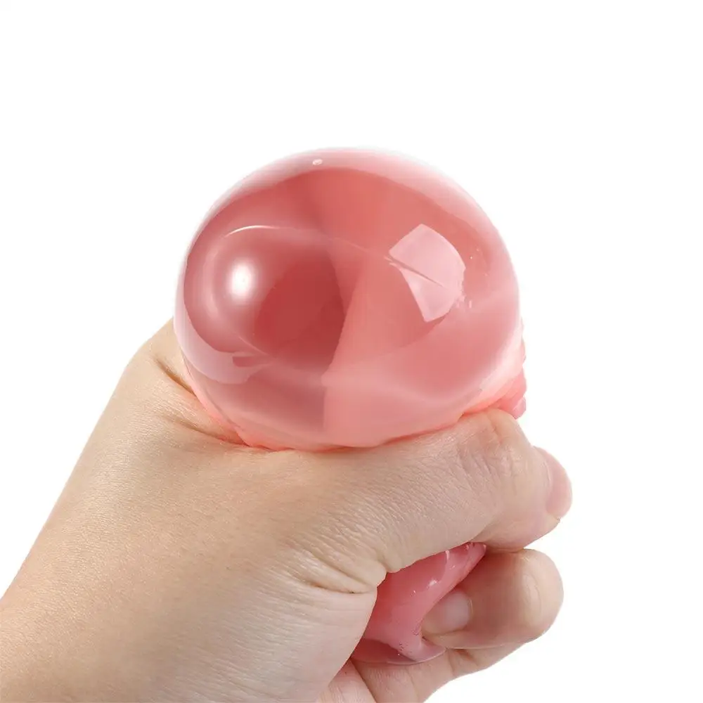 Simulation Brain Simulation Brain Fidget Squeeze TPR Squeeze Ball Toys Novelty Doll Funny Squeeze Stretching Ball Holiday Gift