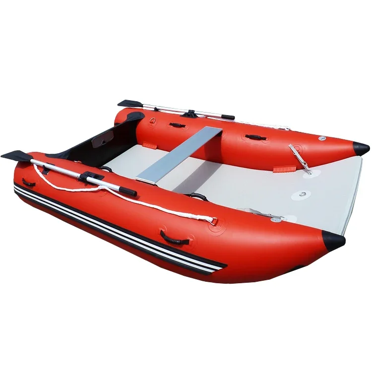 Hot Selling 6 Person Racing Inflatable High Speed Catamaran Boat Rubber Thundercat Boat 360 For Sale