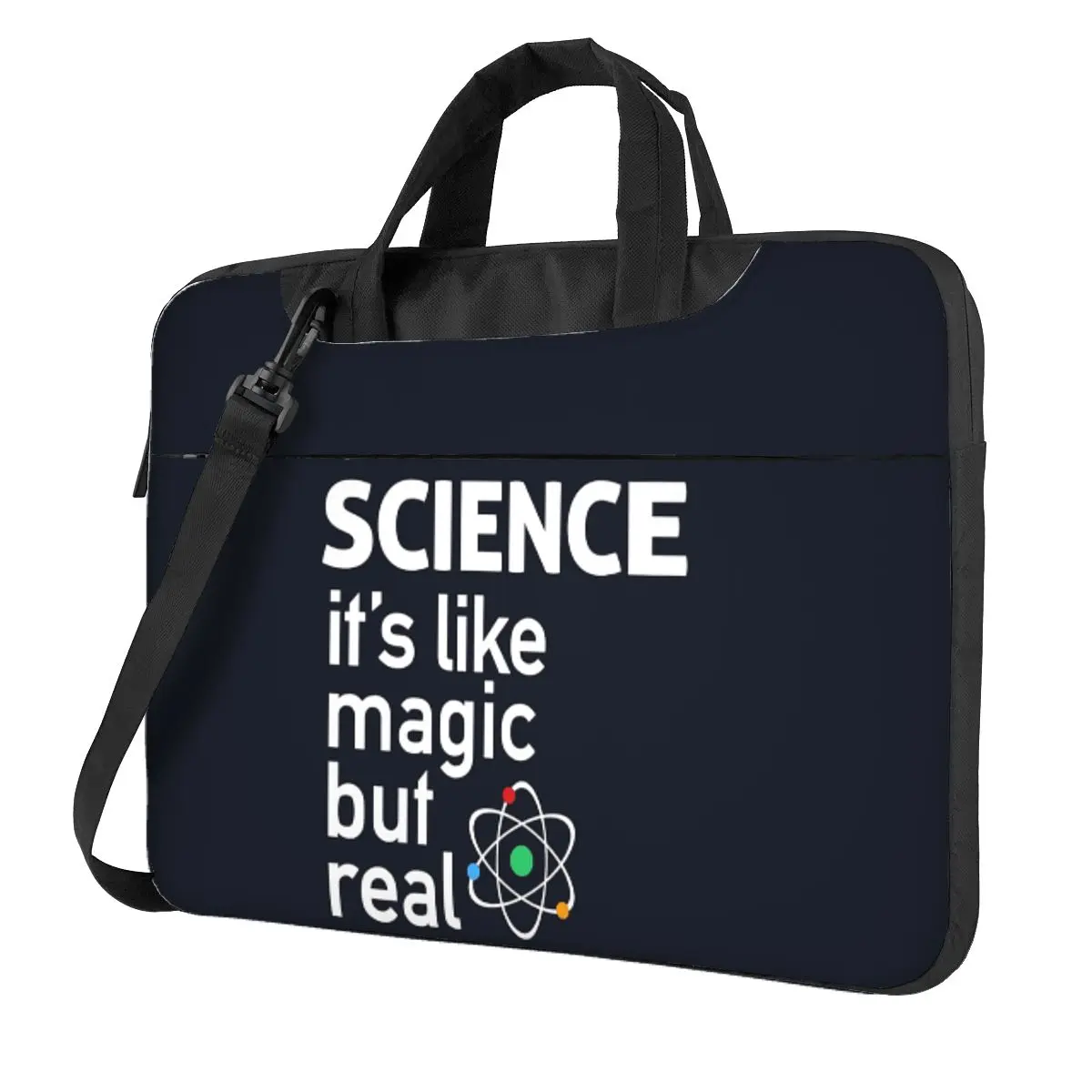 

SCIENCE It's Like Magic, But Real Crossbody Laptop Bag Case Computer Bag 13 14 15.6 Inch Notebook Pouch for Macbook Pro Lenovo